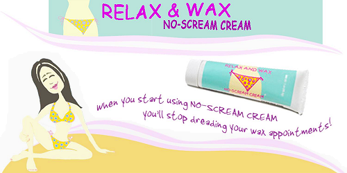 waxing no scream cream