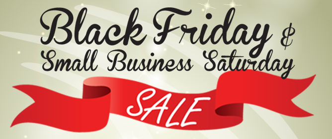 Black Friday And Shop Small Saturday Sale Skin Deep Day Spa